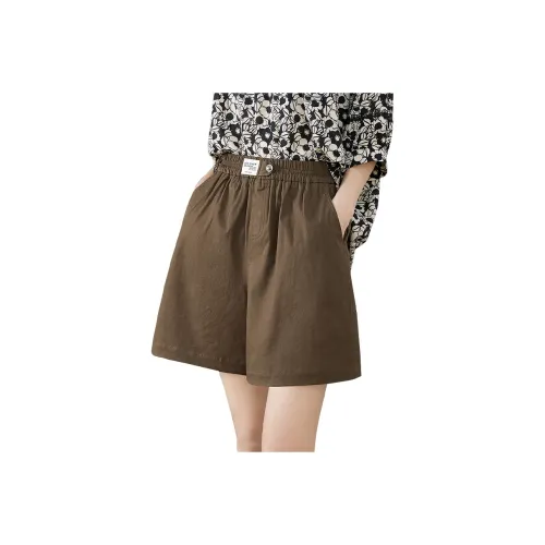 TOUCH Повседневные шорты женские цвет темно-кофейный