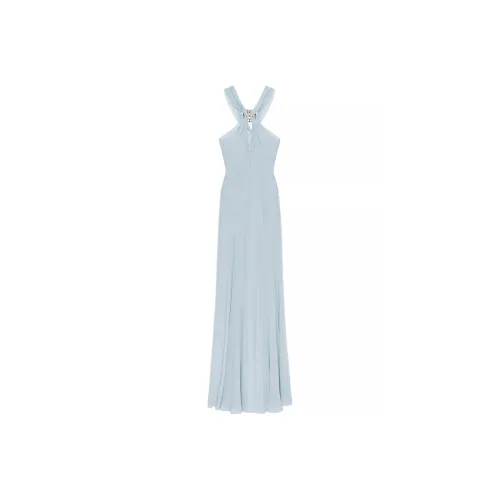GIVENCHY FW24 Sleeveless Dress Women's Ice Blue GIVENCHY FW24 Без рукавов Платье Женское Ледяной Синий