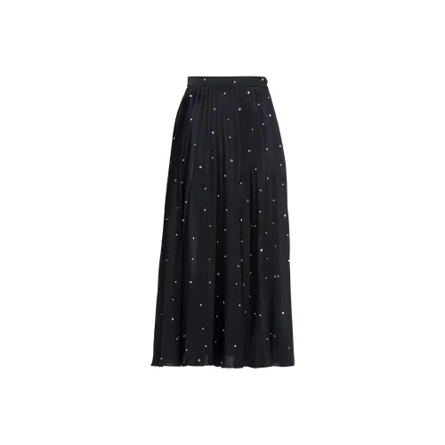 MIU MIU Черная Женская Повседневная Длинная Юбка