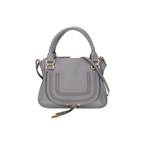 Chloe Marcie Кожа Сумка Женская Светло-Серый
