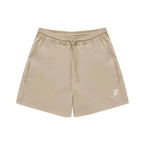 FILA FUSION SS24 Повседневные шорты Женские Светлый Бобовый Грязно-коричневый