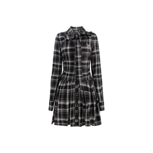 UNIFREE Длинное платье с длинным рукавом женское черное