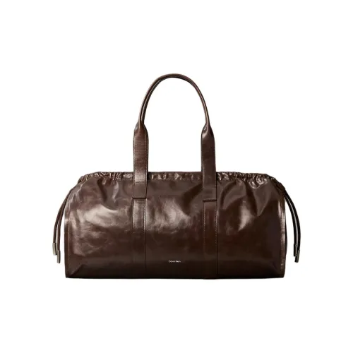 Calvin Klein Кожа Сумка Женские Chocolates Коричневый