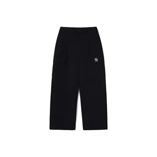 Mlb Base Logo New York Yankees Cargo Pants Women's Black
