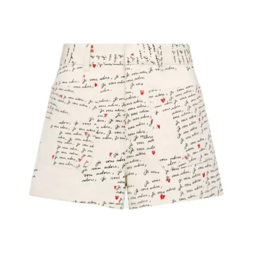 DIOR Фестиваль Циси Коллекция SS24 Повседневные шорты Женские Белые