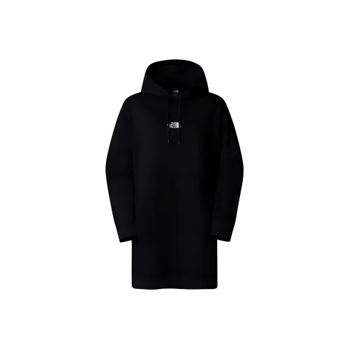 THE NORTH FACE Длинное платье с длинными рукавами женское черное