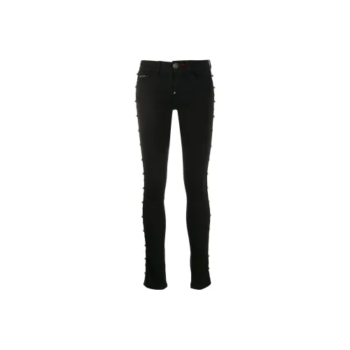 PHILIPP PLEIN Черные Женские Джинсы