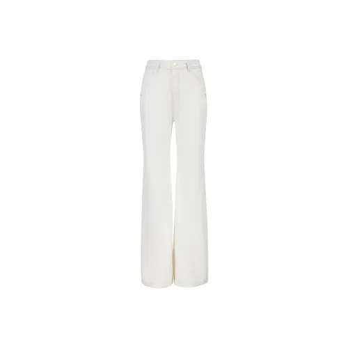 Only J2G Экрю Женские Джинсы