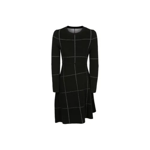 Ports 1961 Длинное платье с длинными рукавами женское черное
