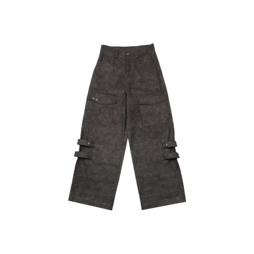 JIKOO Карго Брюки Женские Кофейного цвета