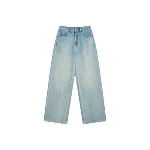 ZIHAN Джинсовый синий Женские джинсы