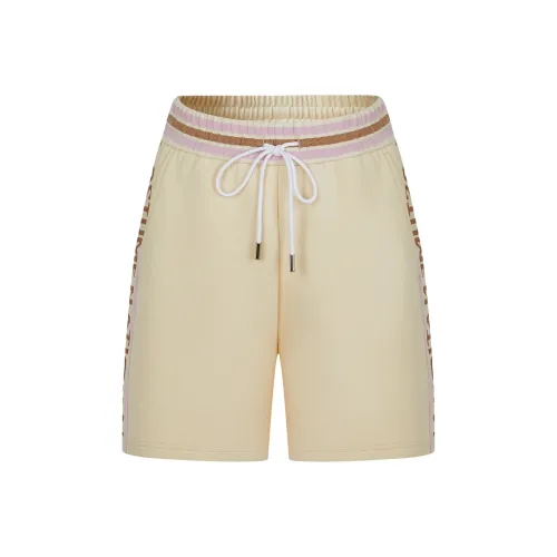 C'N'C Светло-желтые Женские Повседневные Шорты