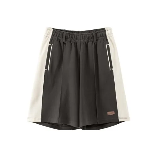 NO ONE ELSE Темно-серые Унисекс Повседневные шорты