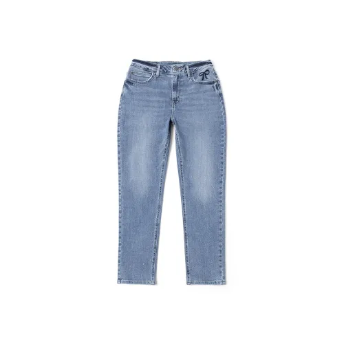 Lee Светло-синие Женские Джинсы