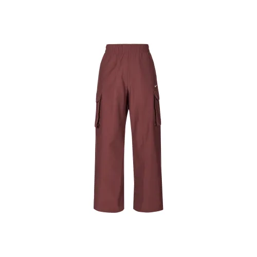 Nike Sportswear Everything Wovens Cargo Pants Женские Темно-красный Белый Цвет