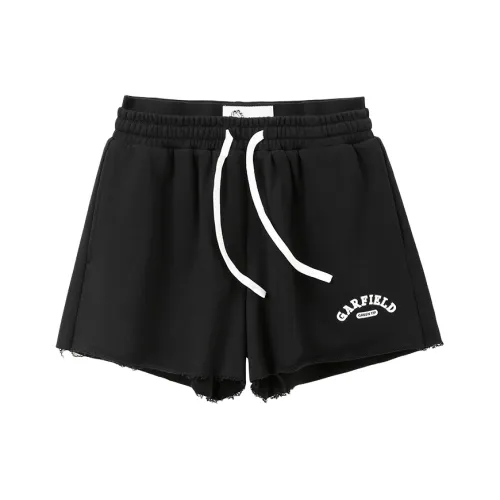 FUN X Garfield Повседневные шорты Женские Черные