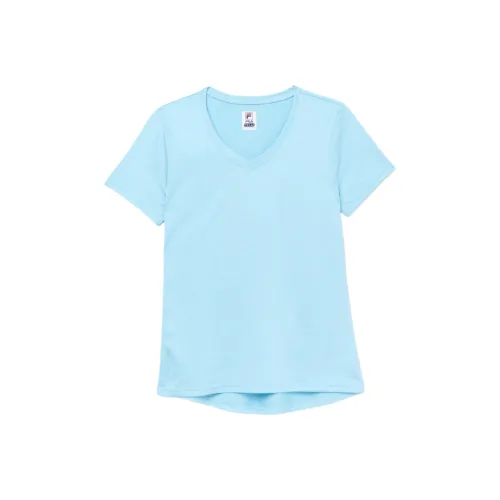 FILA Pickleball Обычный T Рубашка Женские Синий Рыбка Heather