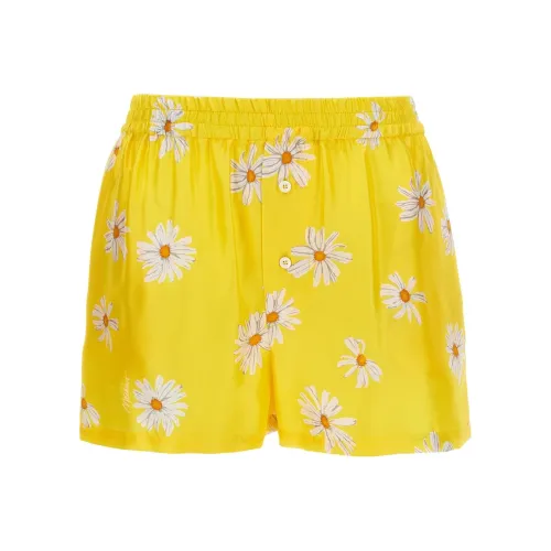 MOSCHINO Желтые Женские Повседневные Шорты