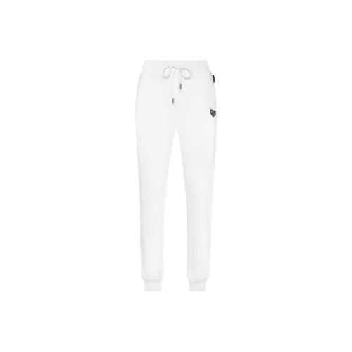 PHILIPP PLEIN Белые Женские Вязаные Спортивные Брюки