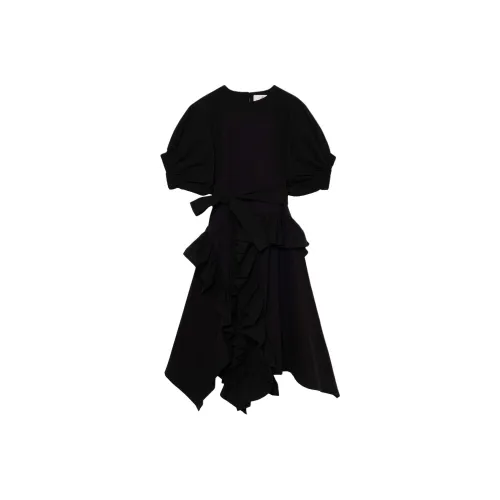 Vivienne Westwood Black Женские Короткие Платья с Рукавами