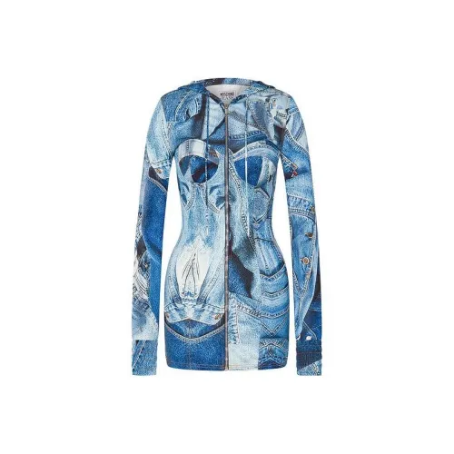 MOSCHINO Blue Женские Длинные Платья с Рукавами