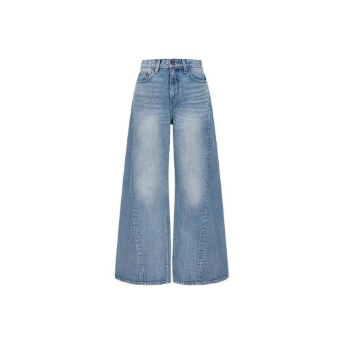 MOUSSY 110 Синие Женские Джинсы