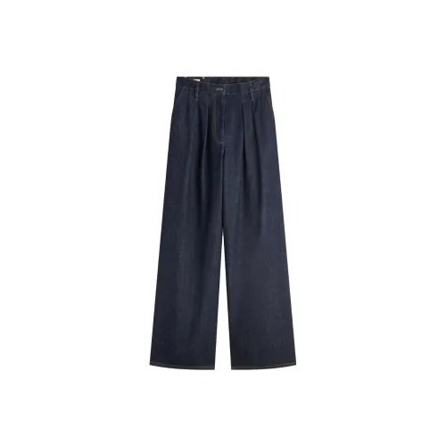 DRIES VAN NOTEN Синие Женские Джинсы