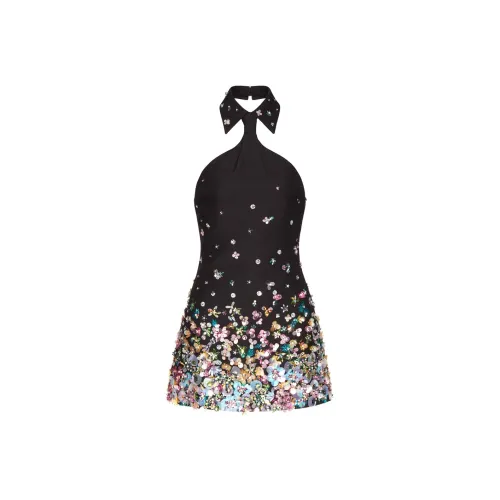 Valentino FW23 Sleeveless Dress Women's Black Валиентино FW23 Без рукавов Платье Женское Черное