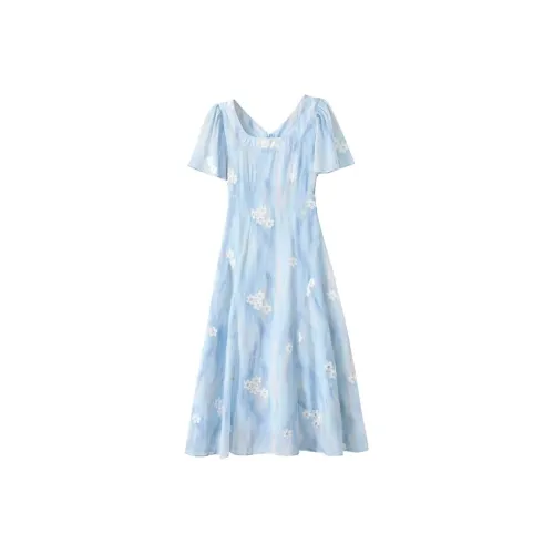 ARIADNAW STUDIO Короткий рукав Платье Женское