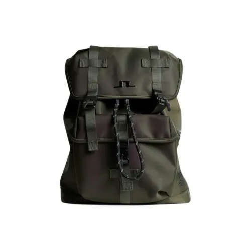 J.Lindeberg Полиамид Рюкзак Мужской Оливково-зеленый