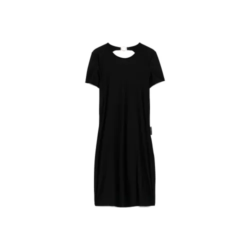 Marine Serre SS25 Короткий рукав Платье Женское Черное