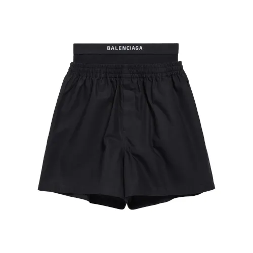 BALENCIAGA Черные Женские Повседневные Шорты