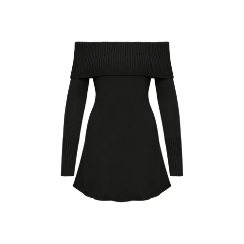 ARITZIA Sunday Best Topaz Dress Long Sleeved Dress Women's BLACK Black