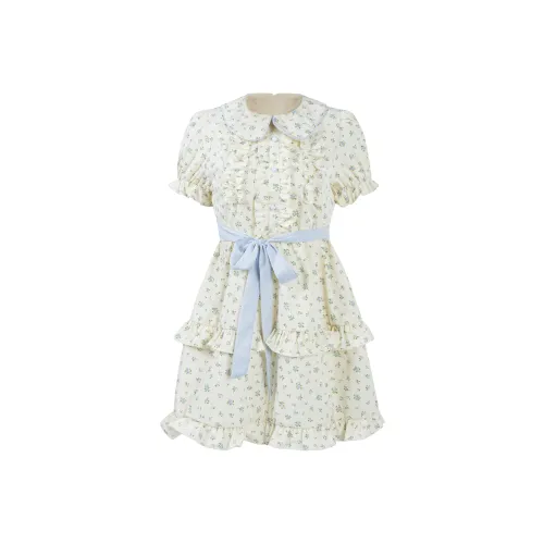 PLANE DRIFT Короткий рукав Платье Женское