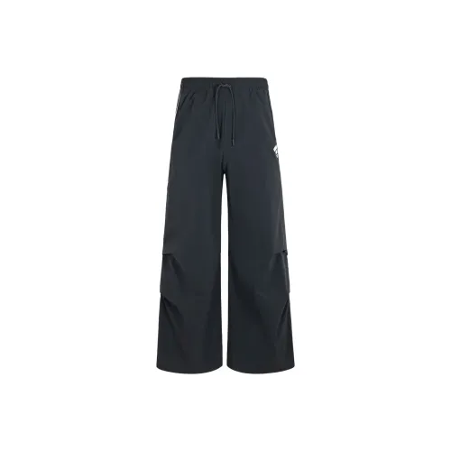 Adidas FOS Tracksuit Bottoms Вязаные Спортивные Штаны Женские Углеродный Черный Яркий Белый
