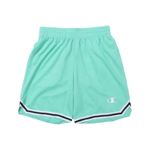 Champion SS24 Повседневные шорты Женские Светло-синий Зеленый