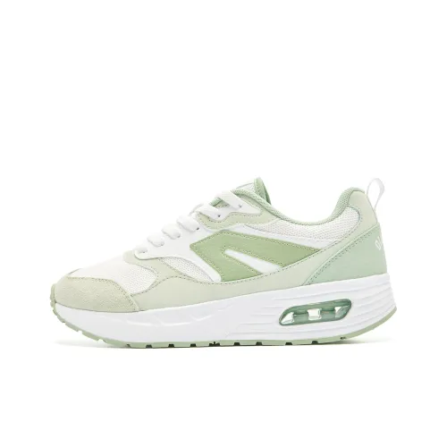 QIAODAN Устойчивый к истиранию Легкий Увеличивающий Высоту Низкий Топ Повседневный WOMEN'S JORDAN Белый Цвет Селадон