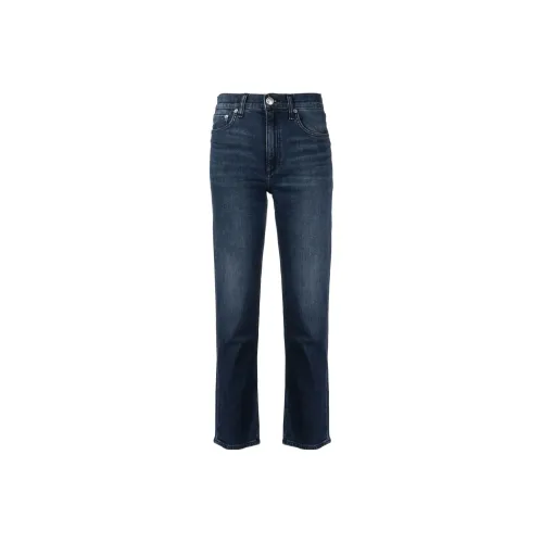 Rag Bone WREN Ankle Тонкий Ella HIGH RISE Винтаж Эластичный Jean Джинсы Женские Черный