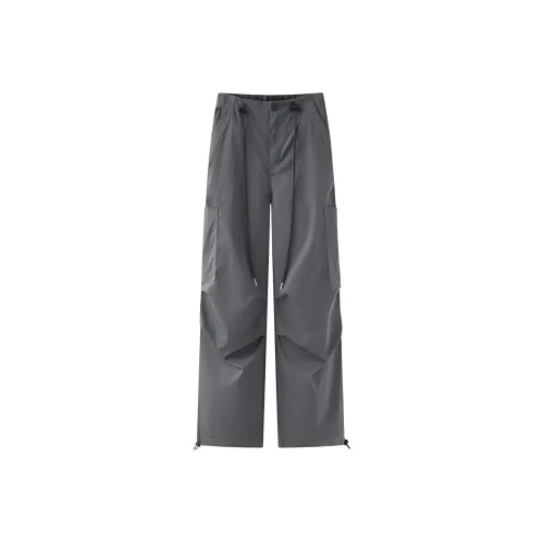 Ya Sheep People Карго Брюки Женские Темно-Серый