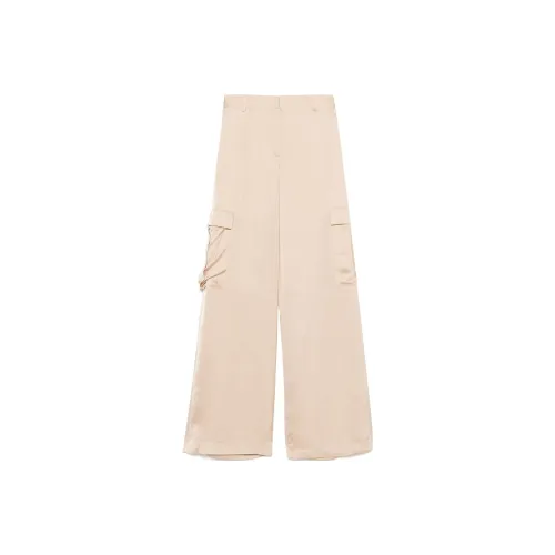 KARL LAGERFELD Карго брюки женские песочно-бежевые