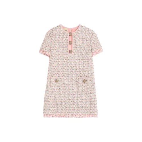 Valentino SS25 Короткий рукав Платье Женское Светло-фиолетовое