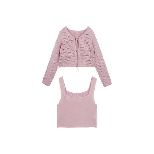 XIANGYING Повседневный костюм женский розовый