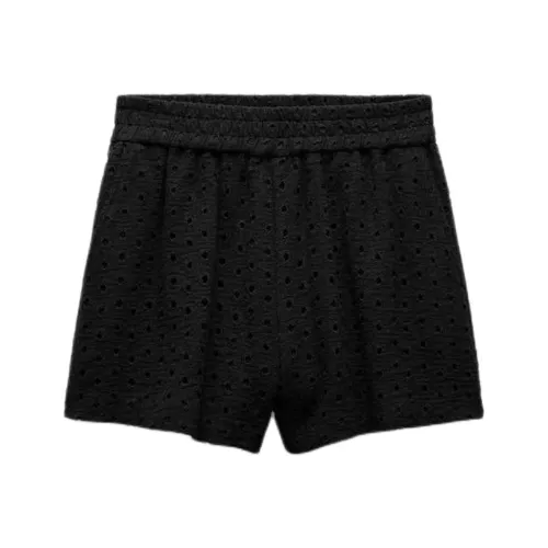 ZARA Черные Женские Повседневные Шорты