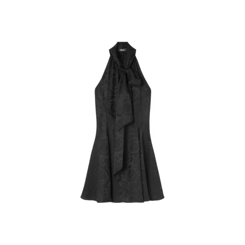 VERSACE Без рукавов Платье Женское Черное