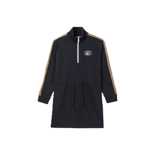 LACOSTE Темно-синий Женские Длинные Рукава Платья