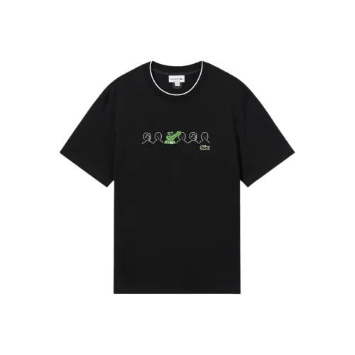 LACOSTE Мужские черные футболки