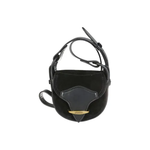 ISABEL MARANT ETOILE Замша Плечевая сумка Женская Черная