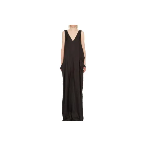 RICK OWENS Черные Женские Платья без рукавов