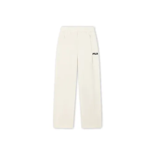 FILA Вязаные тренировочные брюки женские свежий сливочный