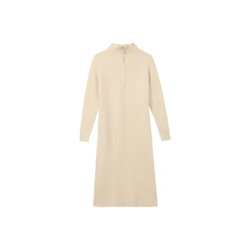 EIDOLON GRAIN Длинное платье с длинными рукавами женское